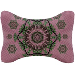 Sakura Wreath And Cherry Blossoms In Harmony Seat Head Rest Cushion by pepitasart