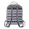 Borders Ikat Ethnic Frame Tribal Flap Pocket Backpack (Small) View3