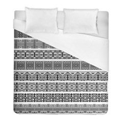 Borders Ikat Ethnic Frame Tribal Duvet Cover (full/ Double Size) by Wegoenart