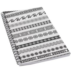 Borders Ikat Ethnic Frame Tribal 5 5  X 8 5  Notebook by Wegoenart