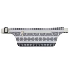 Borders Ikat Ethnic Frame Tribal Active Waist Bag