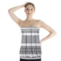 Borders Ikat Ethnic Frame Tribal Strapless Top View1