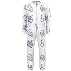 Cup Cake Cake Pattern Delicious Onepiece Jumpsuit (men)  by Wegoenart