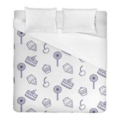 Cup Cake Cake Pattern Delicious Duvet Cover (full/ Double Size)