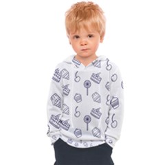 Cup Cake Cake Pattern Delicious Kids  Overhead Hoodie by Wegoenart