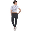 Cup Cake Cake Pattern Delicious Short Sleeve Cropped Jacket View2