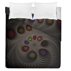 Fractal Fantasy Abstract Pattern Duvet Cover Double Side (queen Size)