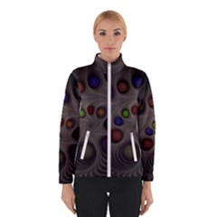 Fractal Fantasy Abstract Pattern Winter Jacket by Wegoenart