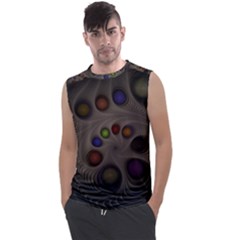 Fractal Fantasy Abstract Pattern Men s Regular Tank Top