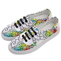 Brain Mind Psychology Idea Drawing Women s Classic Low Top Sneakers by Wegoenart