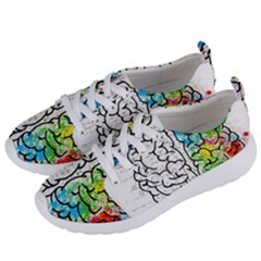 Brain Mind Psychology Idea Drawing Women s Lightweight Sports Shoes by Wegoenart