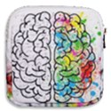 Brain Mind Psychology Idea Drawing Mini Square Pouch View2