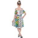 Brain Mind Psychology Idea Drawing Kids  Cut Out Shoulders Chiffon Dress View2