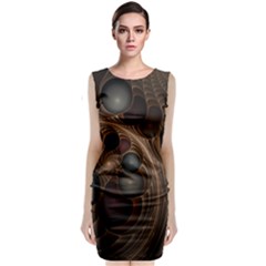 Fractal Fantasy Design Construction Classic Sleeveless Midi Dress