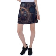 Fractal Fantasy Design Construction Tennis Skirt