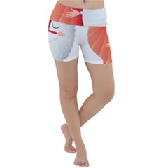 Cute Sushi Hug Fish Hugging Rice Lightweight Velour Yoga Shorts by SR88