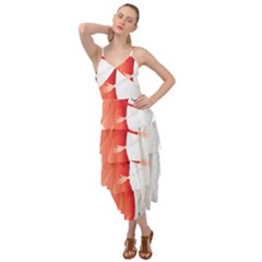 Cute Sushi Hug Fish Hugging Rice Layered Bottom Dress