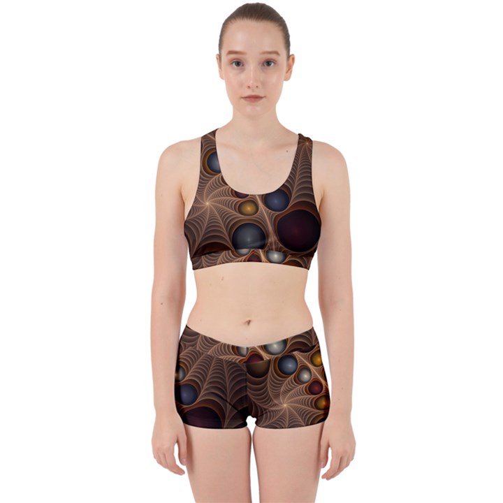 Fractal Fantasy Abstract Design Work It Out Gym Set