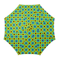 Pattern Tiles Square Design Modern Golf Umbrellas by Wegoenart