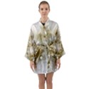 Fractal Fantasy Background Pattern Long Sleeve Satin Kimono View1