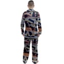 Migraine Men s Satin Pajamas Long Pants Set View2