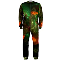 Space Cosmos Galaxy Universe Sky Onepiece Jumpsuit (men)  by Wegoenart