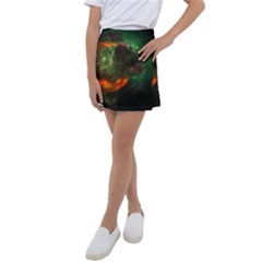 Space Cosmos Galaxy Universe Sky Kids  Tennis Skirt by Wegoenart