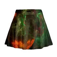 Space Cosmos Galaxy Universe Sky Mini Flare Skirt by Wegoenart