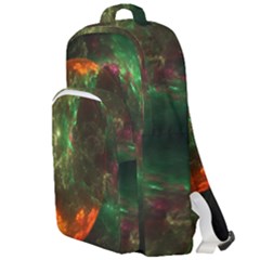 Space Cosmos Galaxy Universe Sky Double Compartment Backpack by Wegoenart