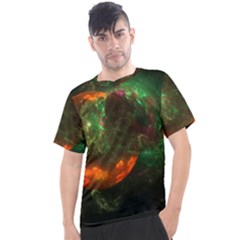 Space Cosmos Galaxy Universe Sky Men s Sport Top by Wegoenart