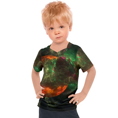 Space Cosmos Galaxy Universe Sky Kids  Sports Tee by Wegoenart