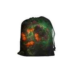 Space Cosmos Galaxy Universe Sky Drawstring Pouch (medium) by Wegoenart