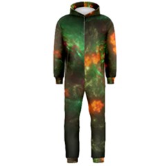 Space Cosmos Galaxy Universe Sky Hooded Jumpsuit (men)  by Wegoenart