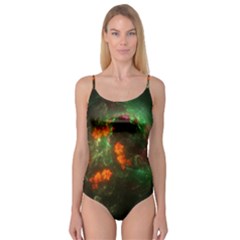 Space Cosmos Galaxy Universe Sky Camisole Leotard  by Wegoenart