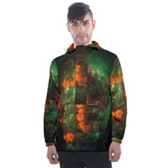 Space Cosmos Galaxy Universe Sky Men s Front Pocket Pullover Windbreaker by Wegoenart