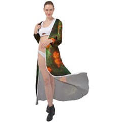 Space Cosmos Galaxy Universe Sky Maxi Chiffon Beach Wrap by Wegoenart