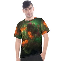 Space Cosmos Galaxy Universe Sky Men s Sport Top