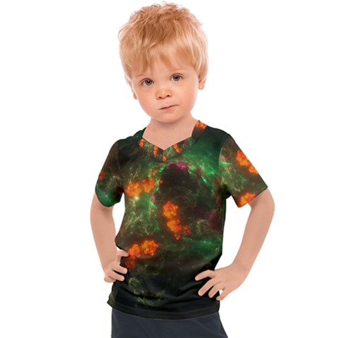 Space Cosmos Galaxy Universe Sky Kids  Sports Tee by Wegoenart