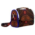 Fractal Fantasy Design Swirl Satchel Shoulder Bag View2