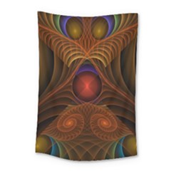 Fractal Fantasy Design Swirl Small Tapestry by Wegoenart