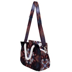 Fractal Flower Fantasy Floral Rope Handles Shoulder Strap Bag