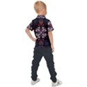 Fractal Flower Fantasy Floral Kids  Polo Tee View2