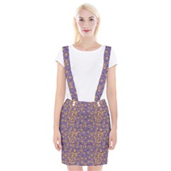 Spiral Patter Seamless Tile Braces Suspender Skirt