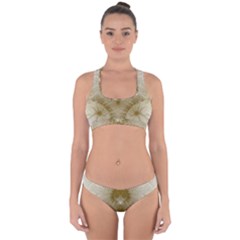 Fractal Abstract Pattern Background Cross Back Hipster Bikini Set by Wegoenart