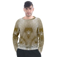 Fractal Abstract Pattern Background Men s Long Sleeve Raglan Tee