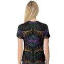 Fractal Abstract Background Pattern Art V-Neck Sport Mesh Tee View2