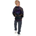 Fractal Abstract Background Pattern Art Kids  Hooded Pullover View2