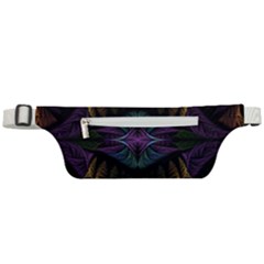 Fractal Abstract Background Pattern Art Active Waist Bag