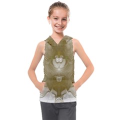 Fractal Background Pattern Creative Kids  Sleeveless Hoodie