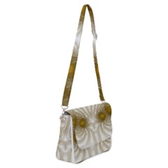 Fractal Fantasy Background Pattern Shoulder Bag With Back Zipper